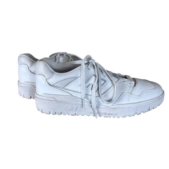 New Balance | Men's 550 Trainers Sneakers Platform Lace Up All White Size 8.5 - Picture 8 of 12